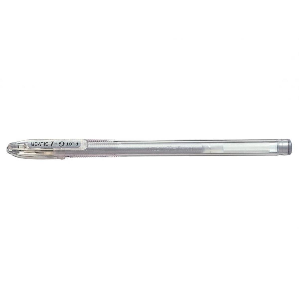 Penna gel  g1 pilot colore argento