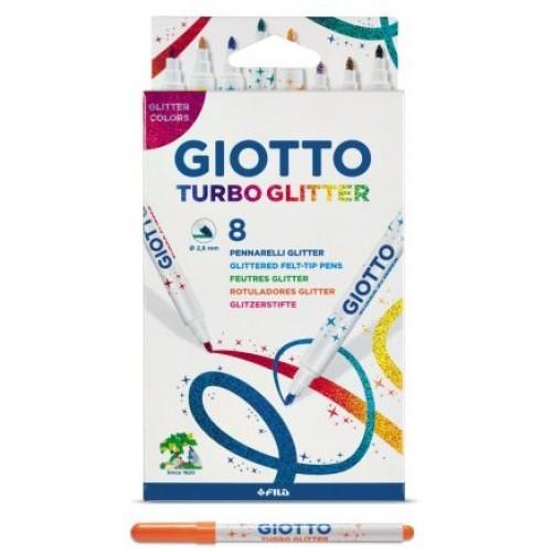 Giotto turbo glitter conf da 8