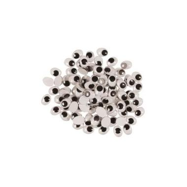 Occhi mobili adesivi 5x7mm 100pz