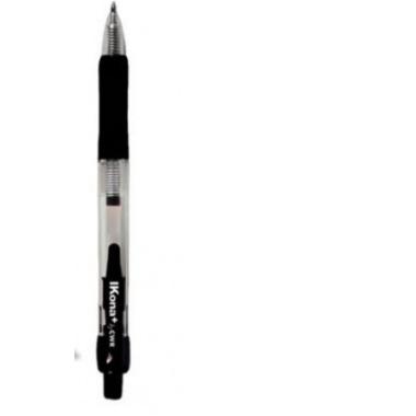 Penna gel ink a scatto nero ikona