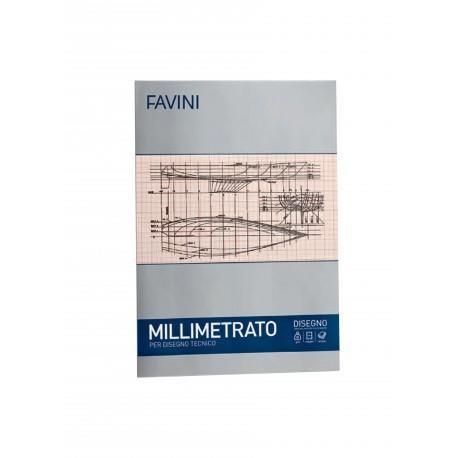 Blocco millimetrato a3 10ff 85gr