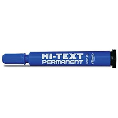Hi-text permanent clip p.tonda blu