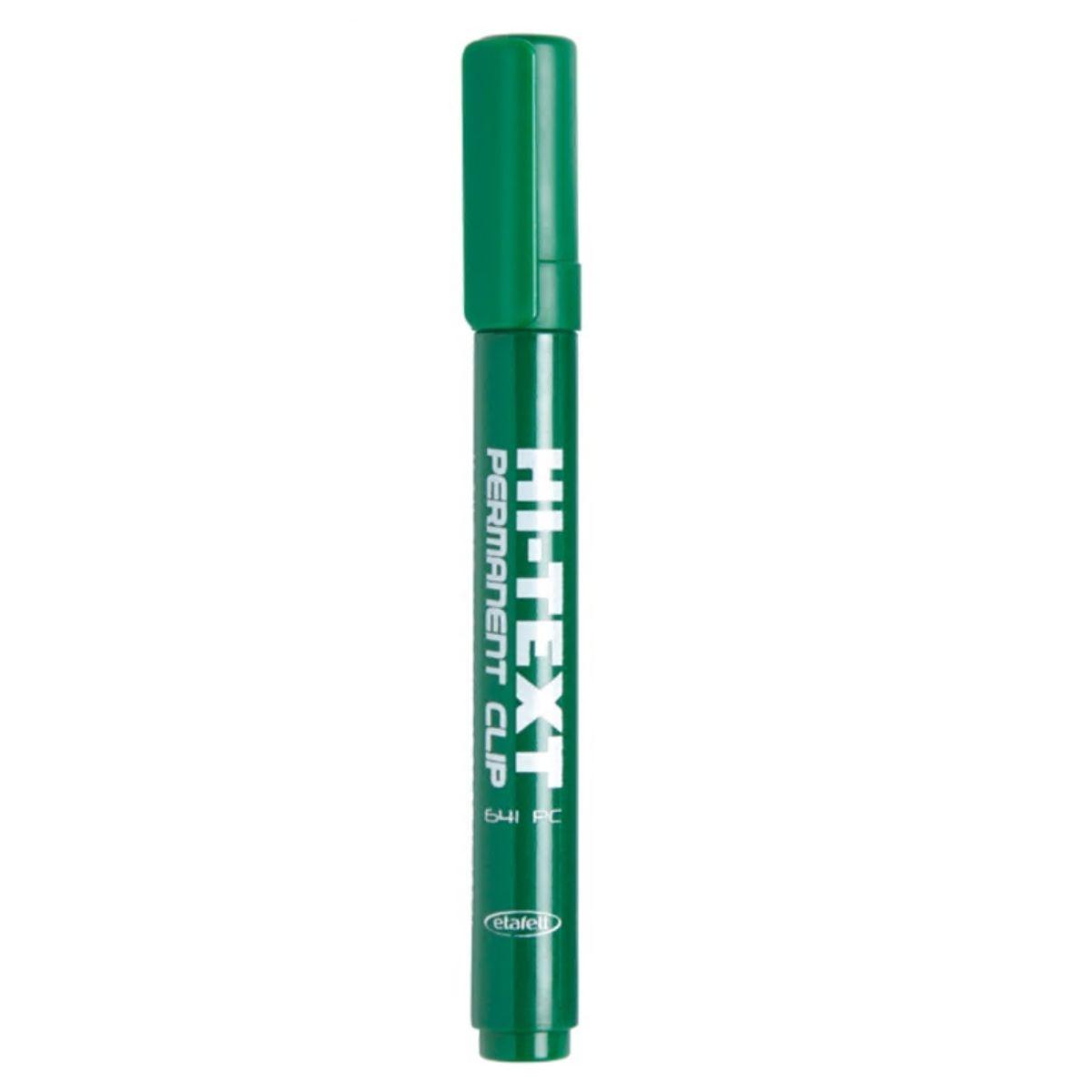 Hi-text permanent clip p.scalpello verde
