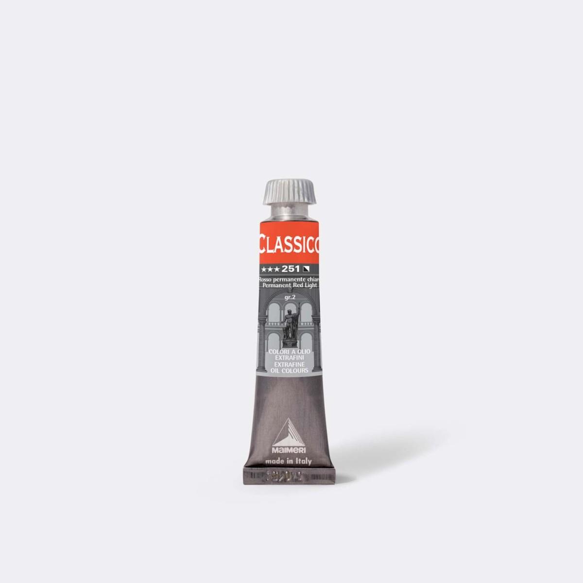 Olio maimeri classico 60ml rosso permanente 251