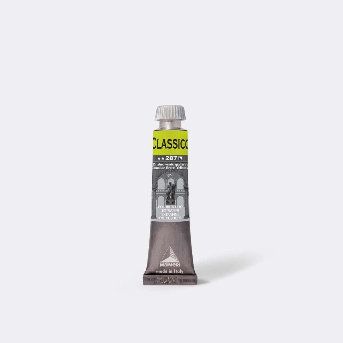 Olio maimeri classico 60ml cinabro verde giallastro 287