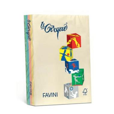 LE CIRQUE 160gr 5 COLORI TENUI 250 FOGLI