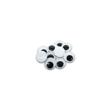 Occhi mobili adesivi forma ovale mm. 7x9 pz 100