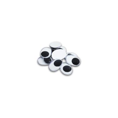 Occhi mobili adesivi ovali 10x12mm 100pz