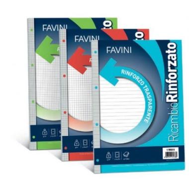 RICAMBI RINFORZO TRASPARENTE A4 40FG 5mm