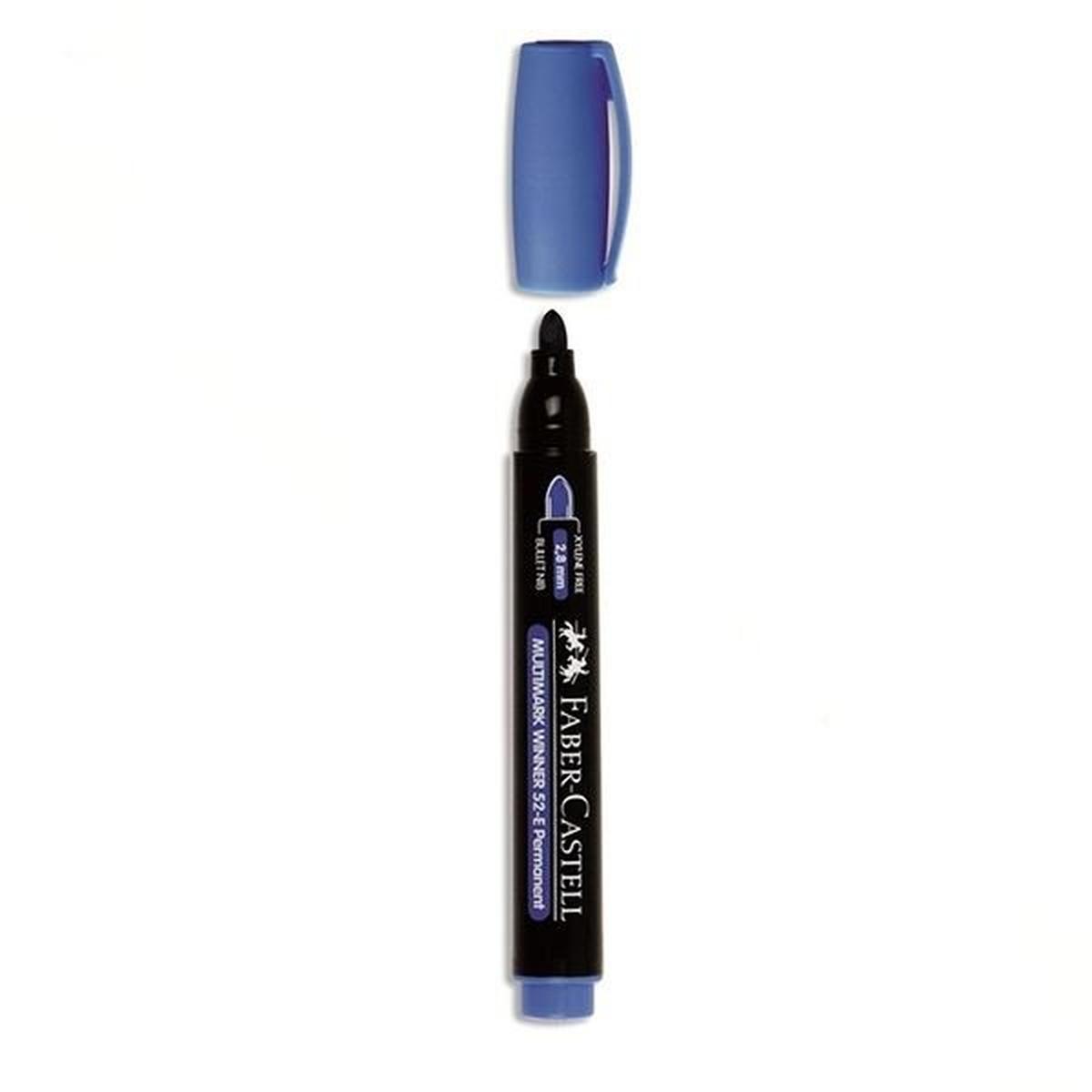 Pennarello faber castel permanent blu