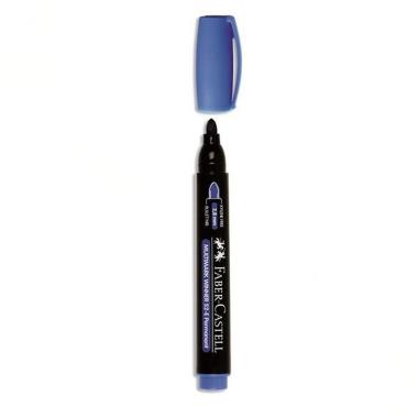 Pennarello faber castel permanent blu