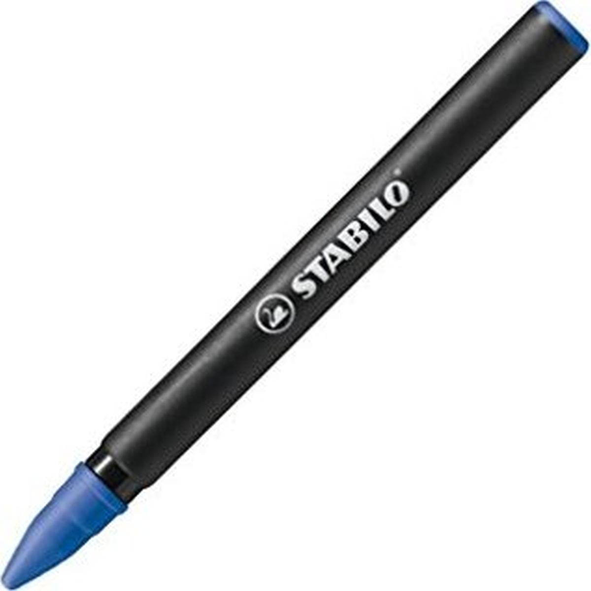 Ricambio refill stabilo easy original blu 3pz