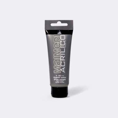 Maimeri acrilico 75ml argento antico 562