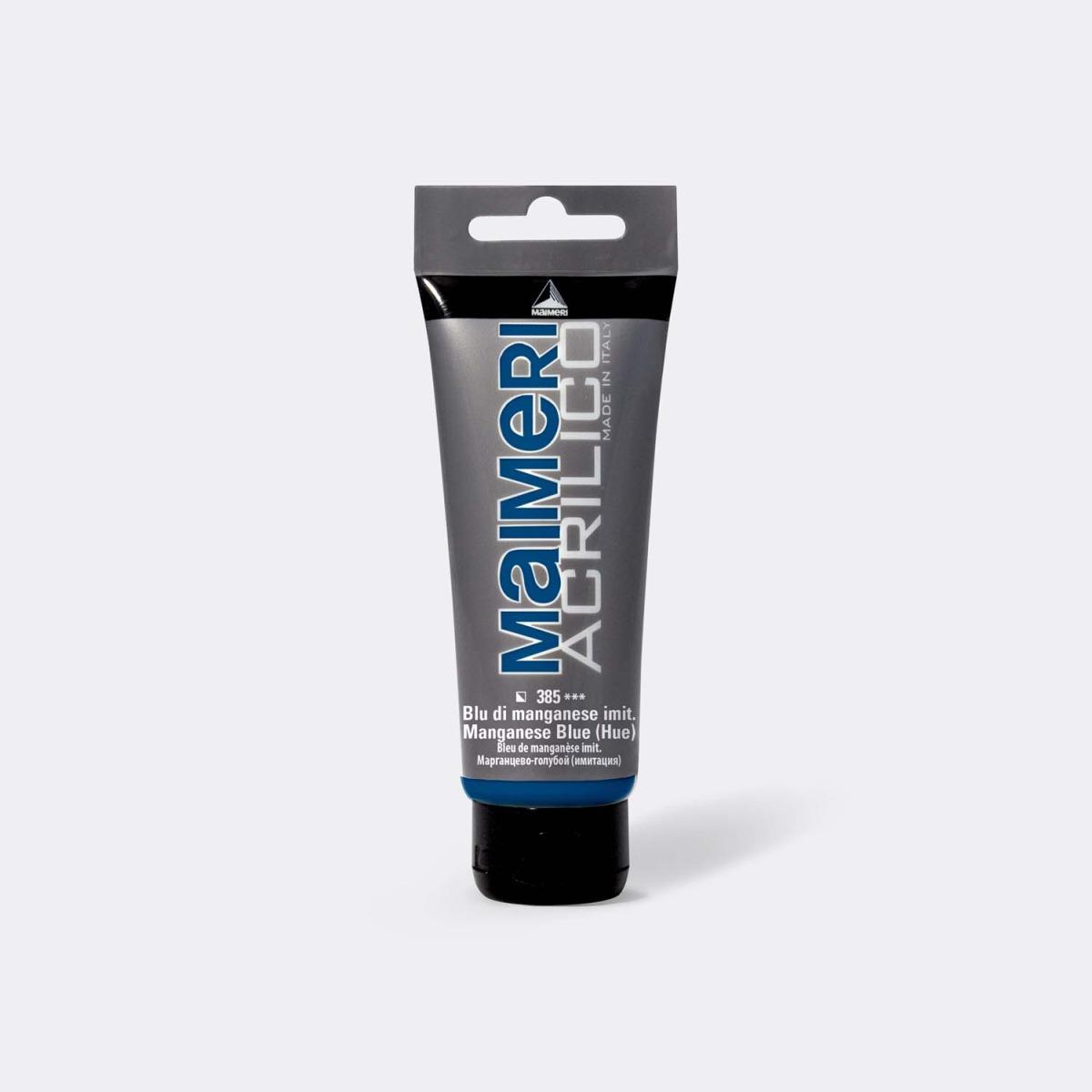 Maimeri acrilico 75ml blu di manganese imit. 385