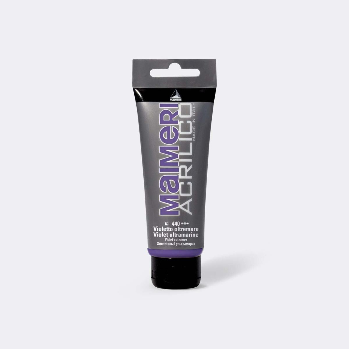Maimeri acrilico 75ml violetto oltremare 440