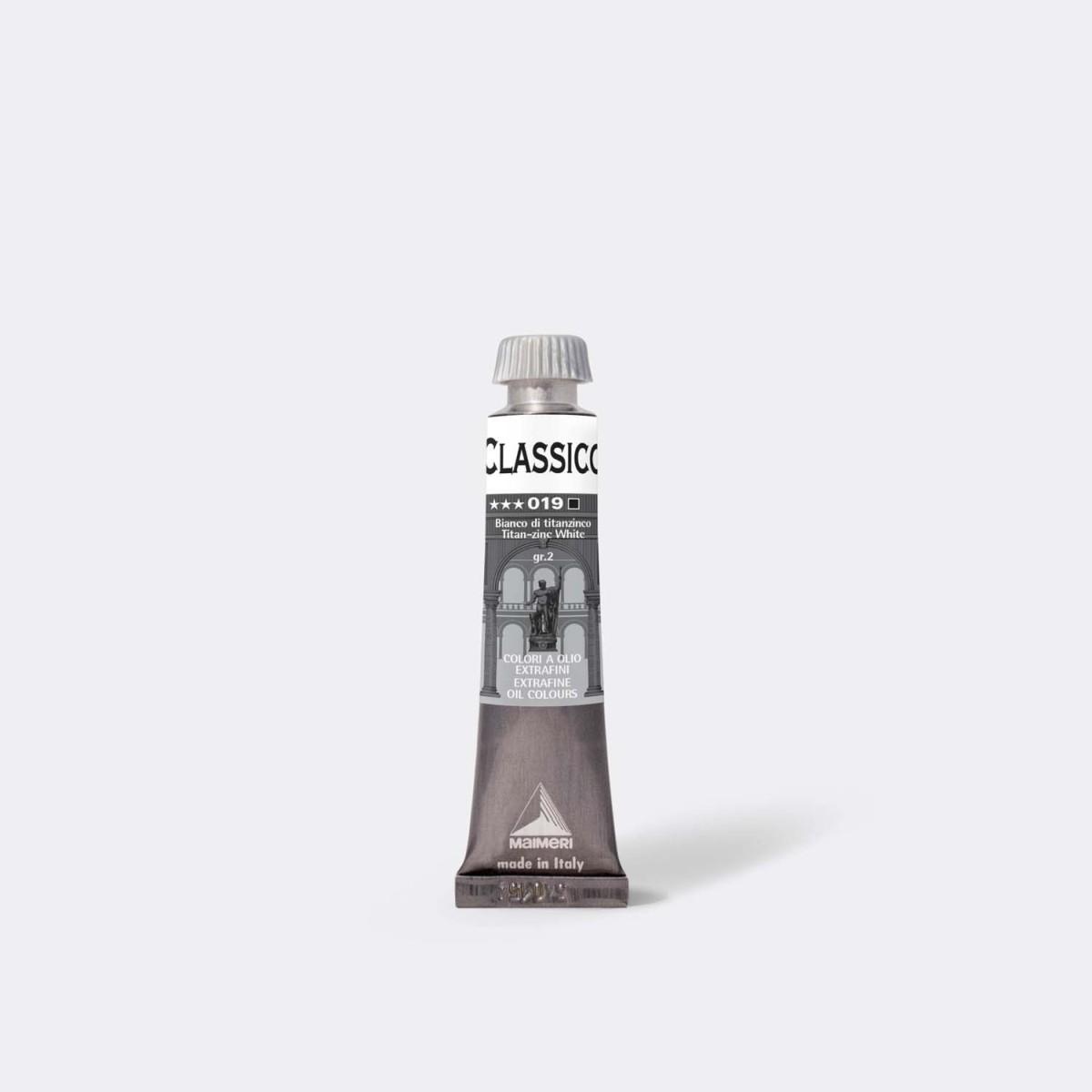 Olio maimeri classico 60ml bianco di titanio 019