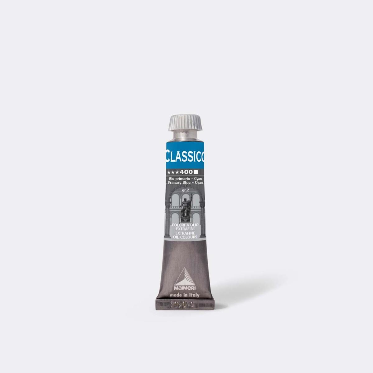 Olio maimeri classico 60ml blu primario-cyan 400