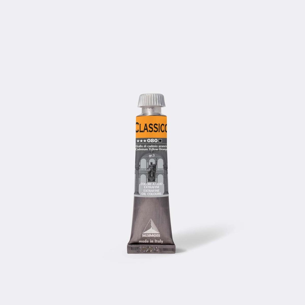 Olio maimeri classico 60ml giallo di cadmio arancio 080