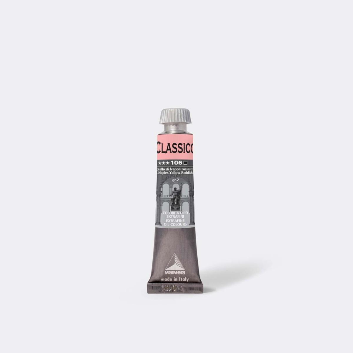 Olio maimeri classico 60ml giallo di napoli rossastro 106