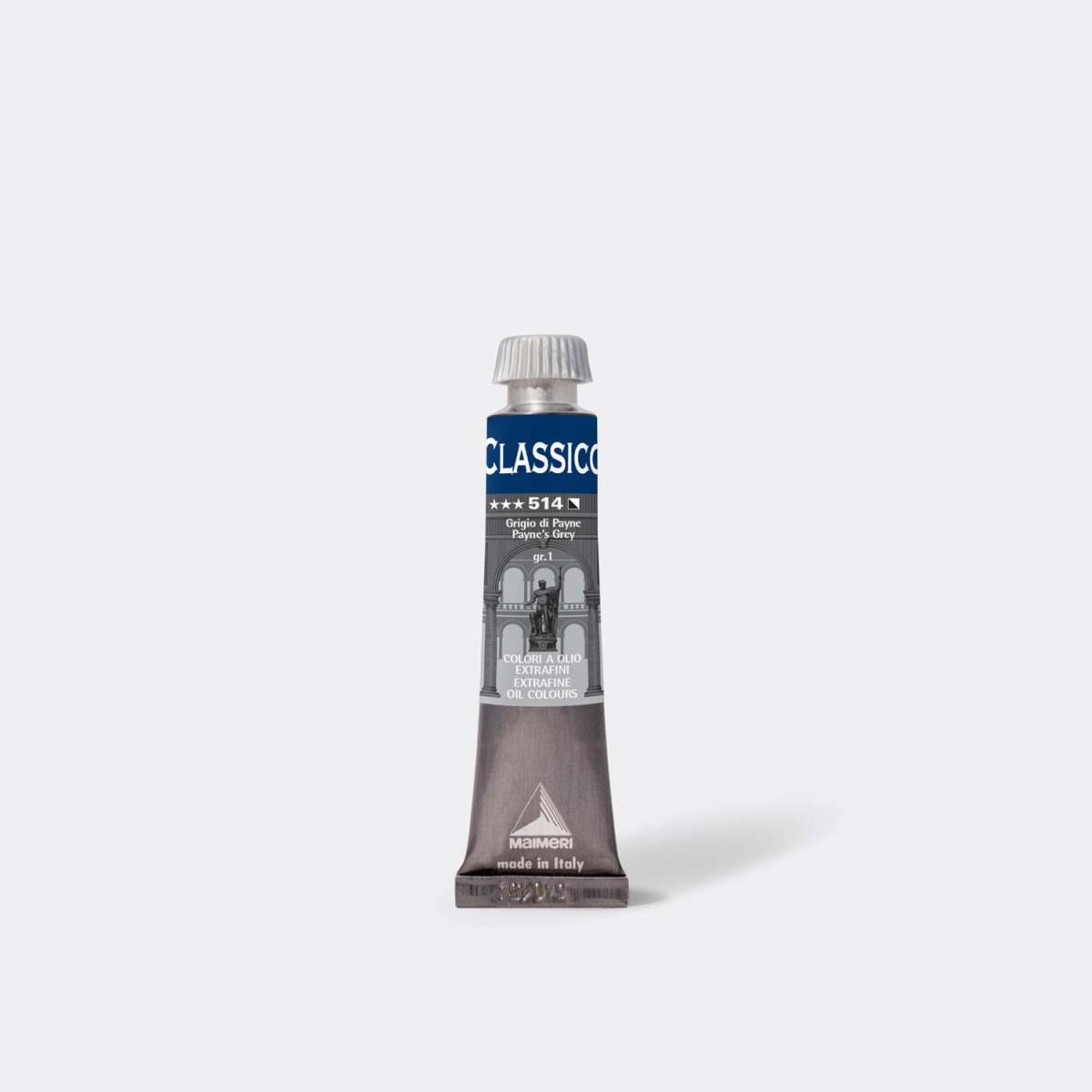 Olio maimeri classico 60ml grigio di payne 514