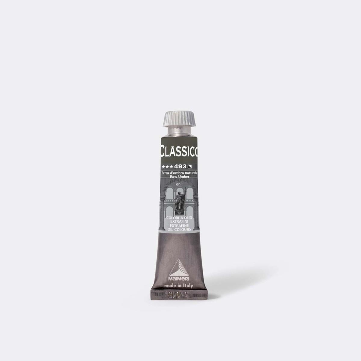 Olio maimeri classico 60ml terra d'ombra naturale 493
