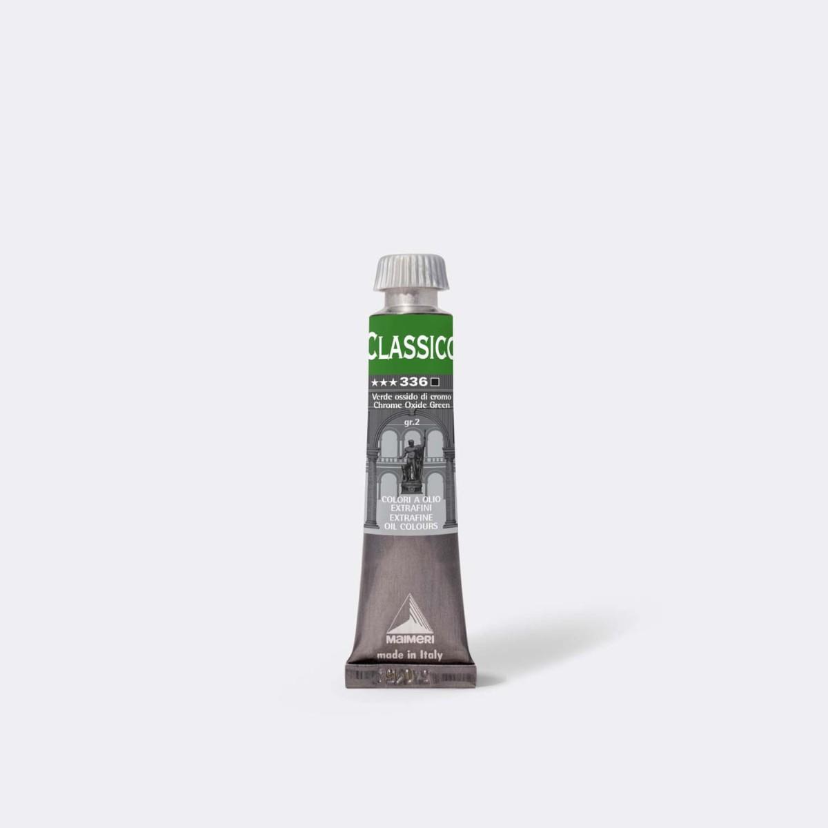 Olio maimeri classico 60ml verde ossido di cromo 336