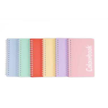 Colourbook quaderno spiralato fg80 pastello 1r