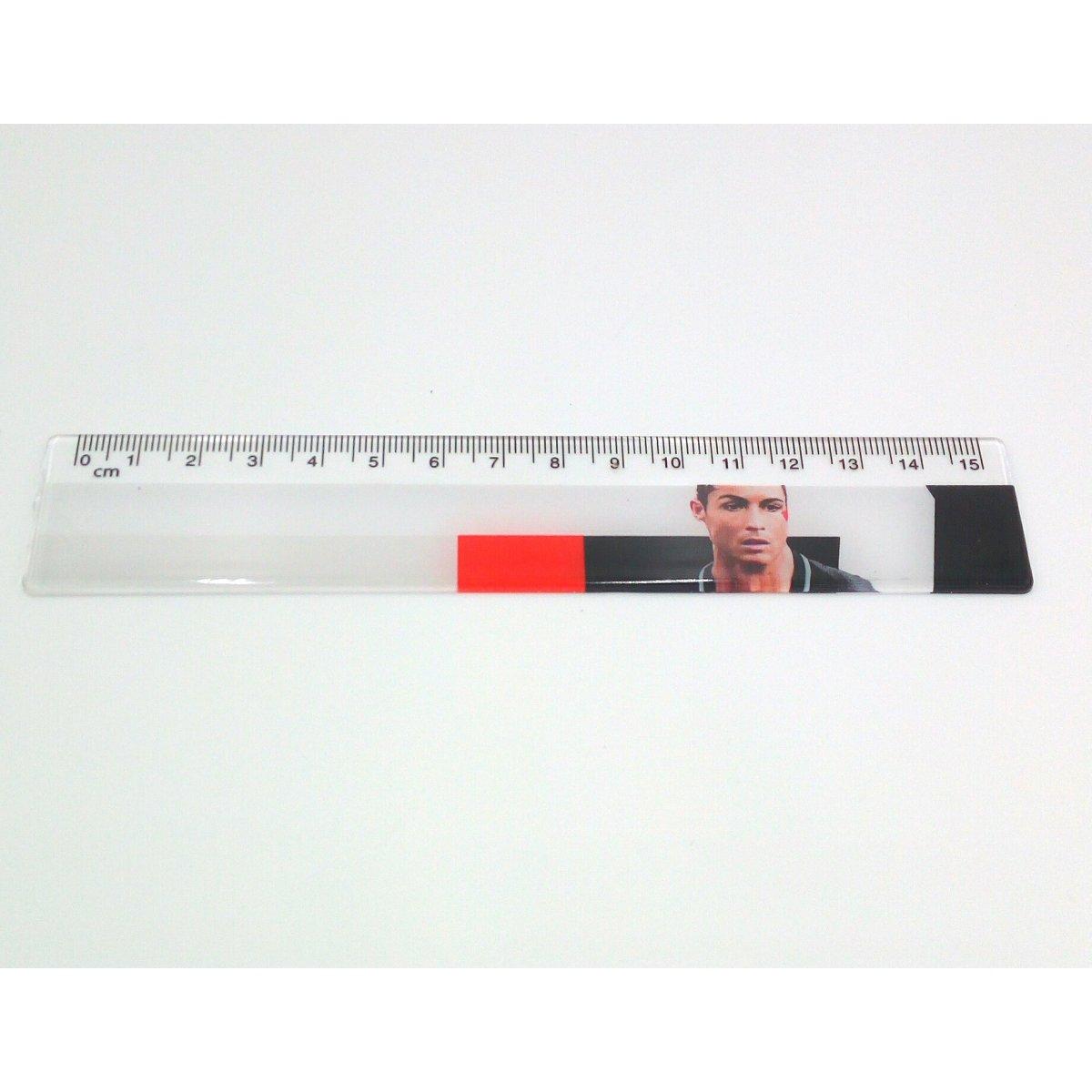 Righello sport legends 15 cm ronaldo