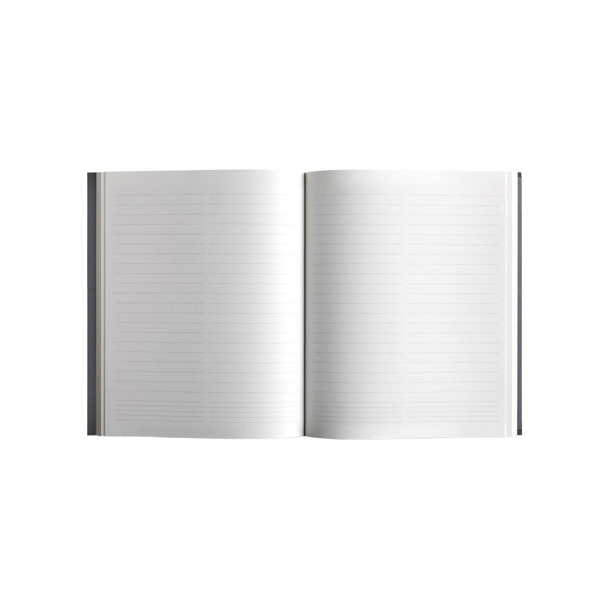 Taccuino italian types bold ardesia 1 rigo