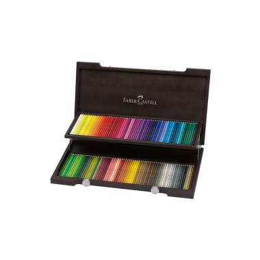 Matite colorate per artisti valigetta in legno 120 pz