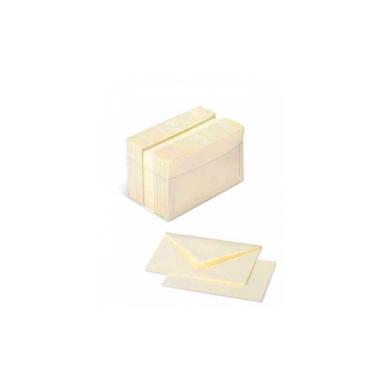 Opalina  avorio cartoncino con busta f.to 8x6,5