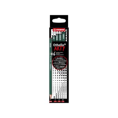 Stabilo matita othello arty hard confezione 6 matite  4h 3h 2h
