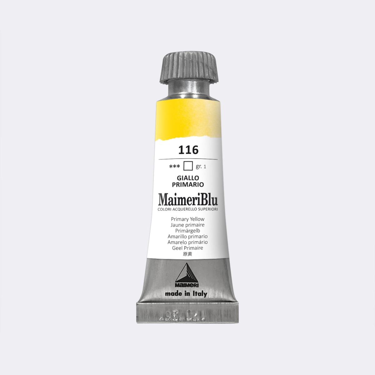 Maimeri blu acquerello 12 ml giallo
