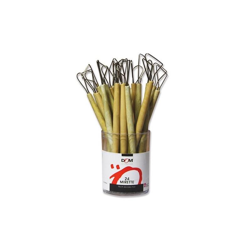 Mirette cm 20 filo inox assortite