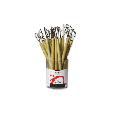 Mirette cm 20 filo inox assortite
