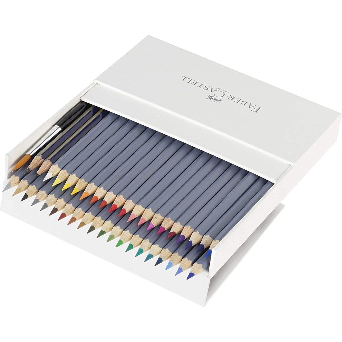 Faber castell 38 matite colorate acquarellabili + 2 goldfaber + 1 pennello