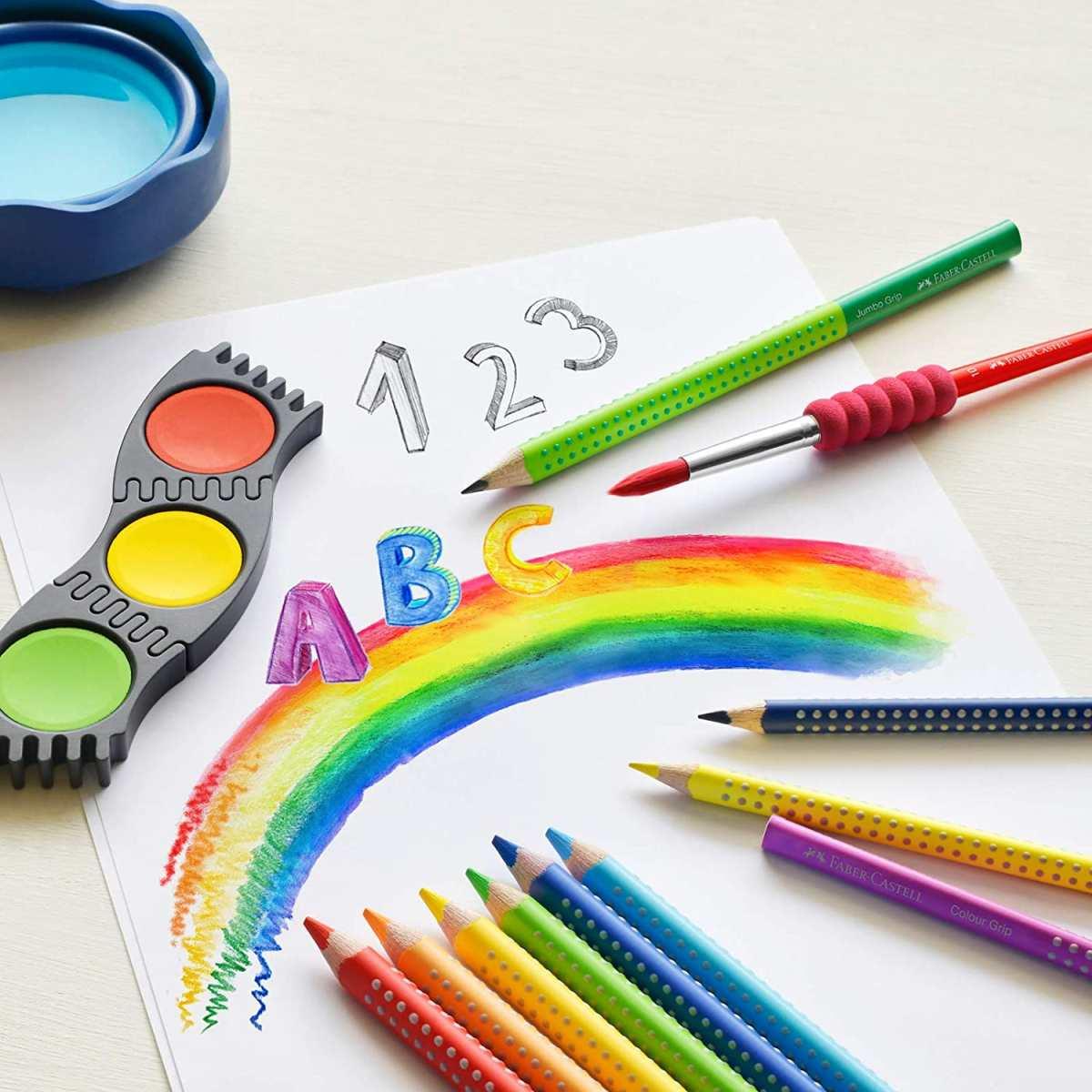 Faber castell astuccio cartone da 48 matite acquarellabili colour grip