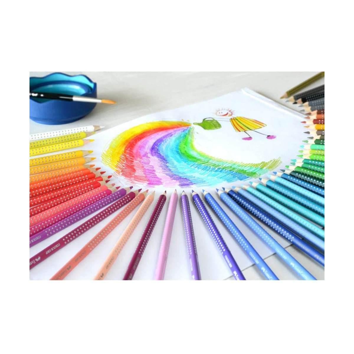 Faber castell astuccio cartone da 48 matite acquarellabili colour grip
