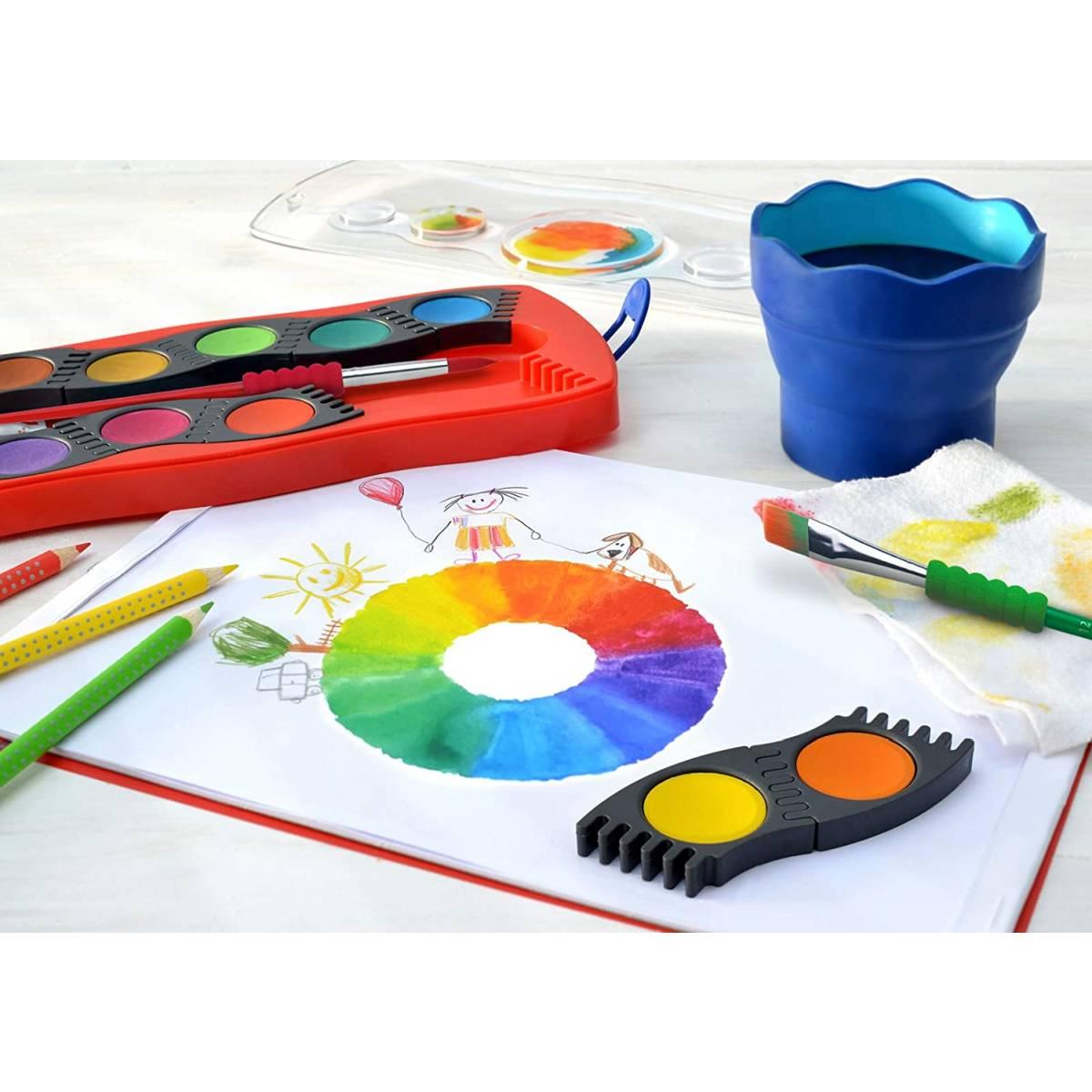 Faber castell astuccio cartone da 48 matite acquarellabili colour grip