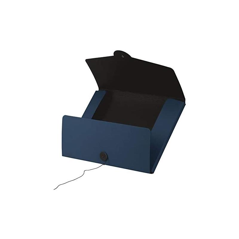 Soho cartella 3 lembi a4 colore blu navy