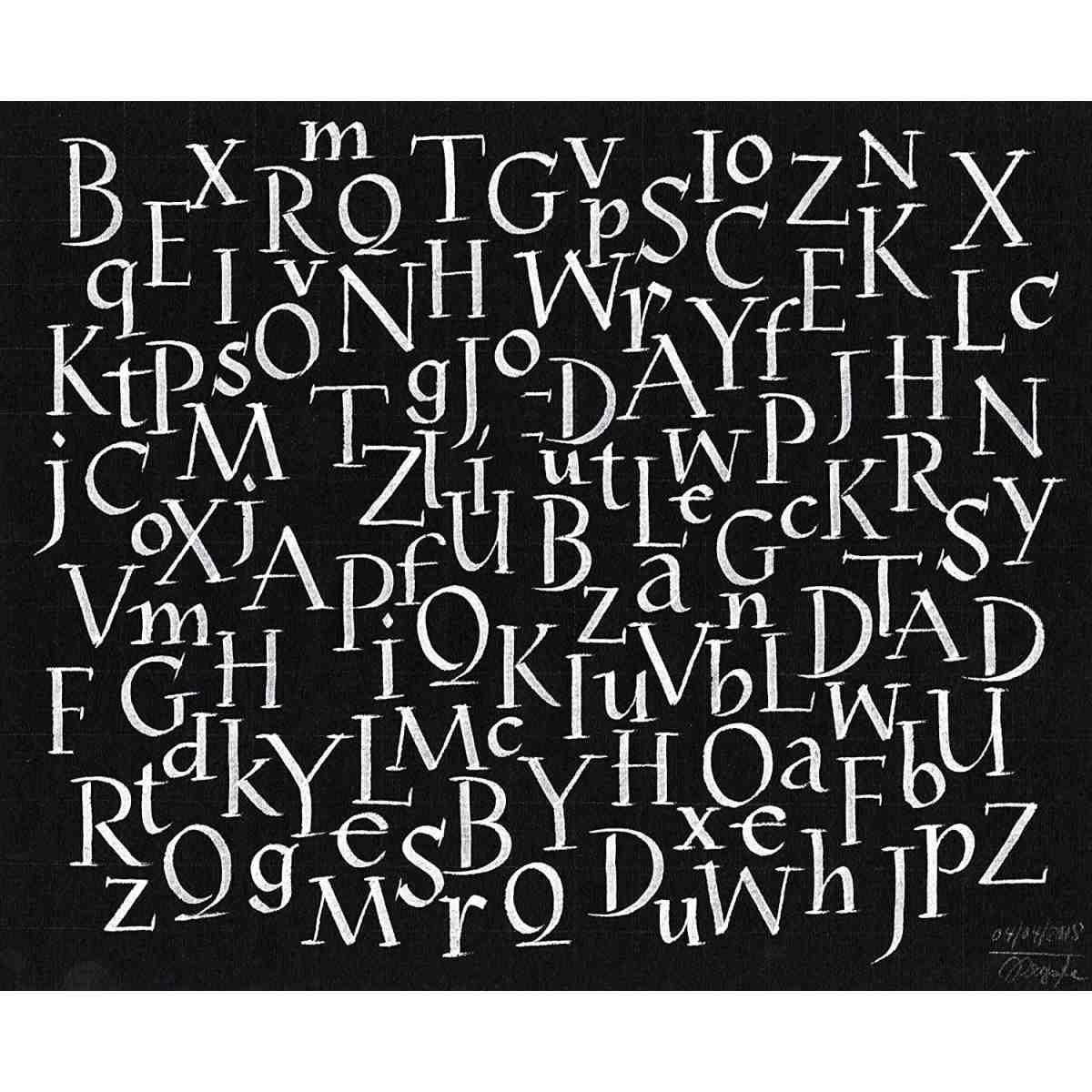 Bustina con 4 pitt artist pen calligraphy (68-74-27-78)