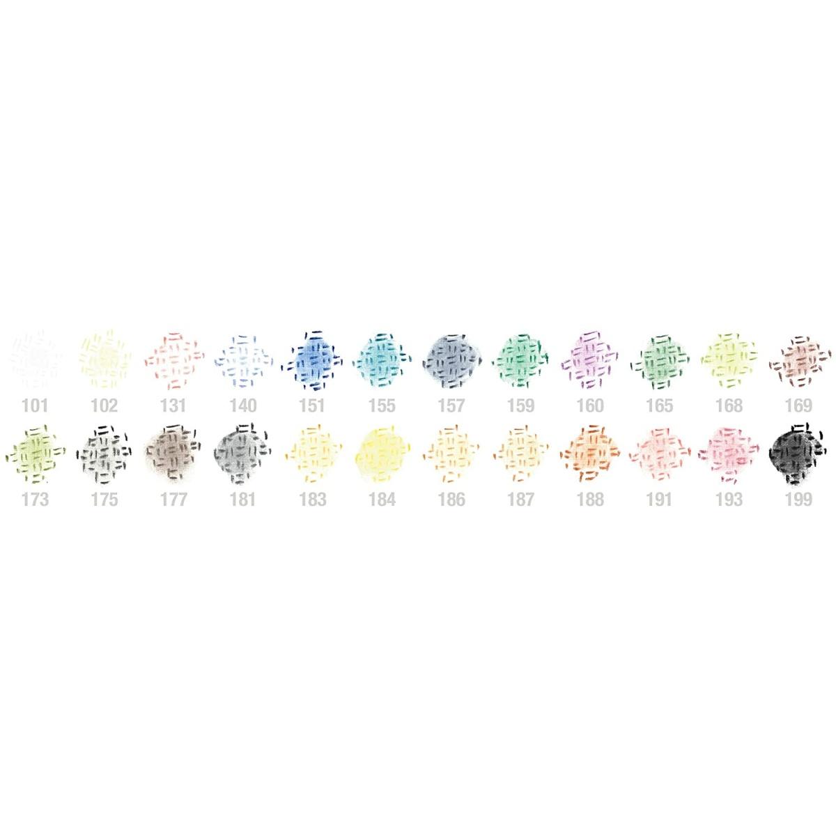 Astuccio metallo da 24 matite pastello pitt pastels