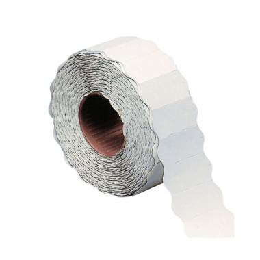 Etichette 26x16 ondulata bianca per prezzatrice js16