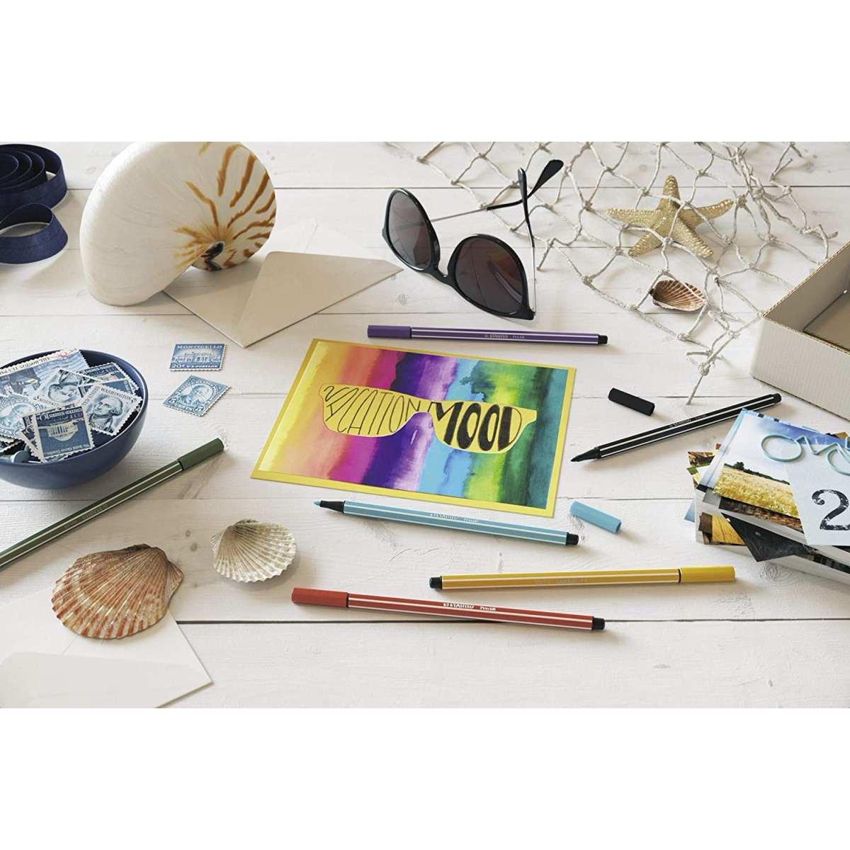 Stabilo pen 68 colorparade astuccio da 20 colori assortiti