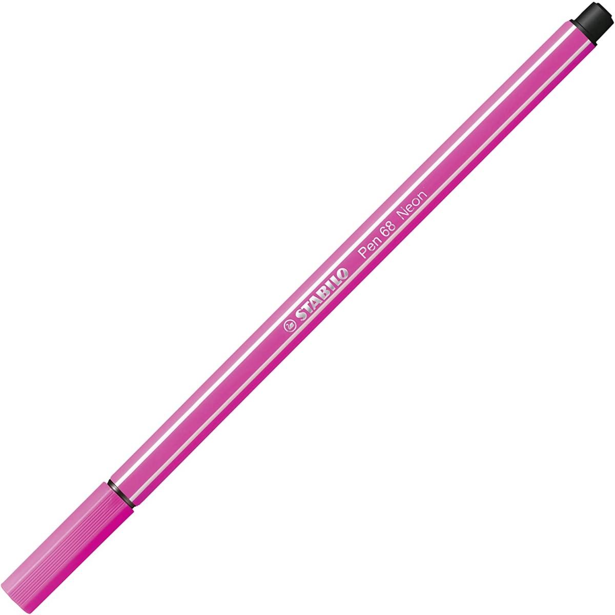 Stabilo pen 68 confezione da 6 colori neon  assortiti