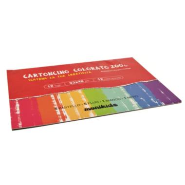 Album cartoncino colorato 200 gr 33x48 cm