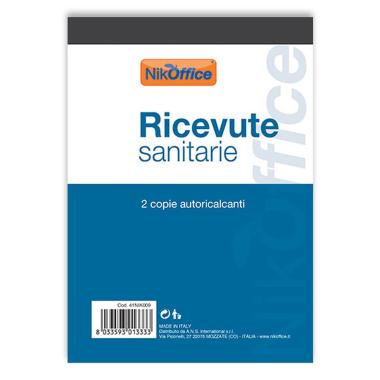 Ricevuta sanitaria autoricalcante