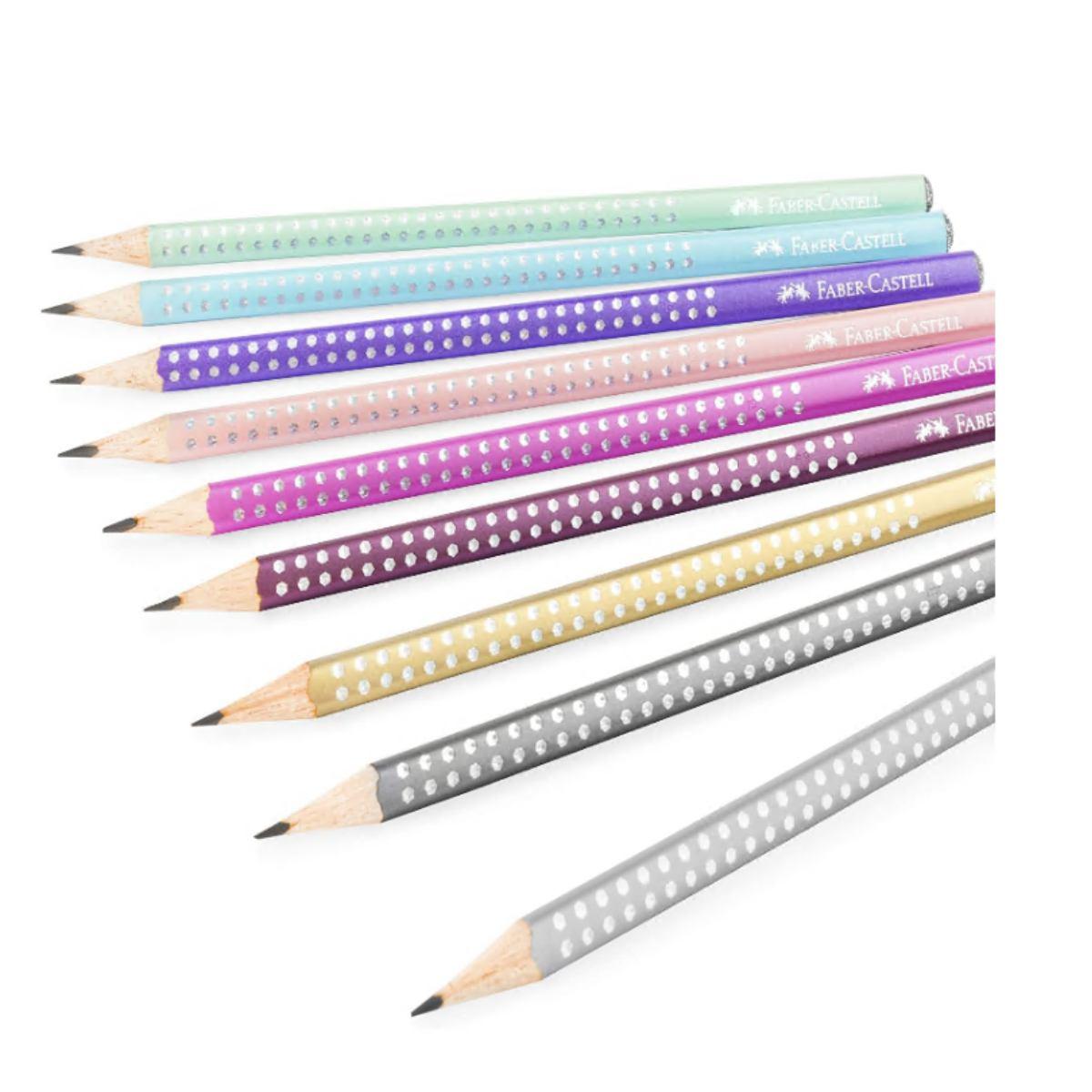Matita sparkle b con grip glitterato