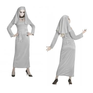 COSTUME SUORA SPETTRALE CON COPRICAPO WIDMANN - TAGLIA S