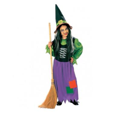 VESTITO BAMBINA STREGA CON CAPPELLO WIDMANN - TAGLIA 158 cm / 11-13 anni<br />